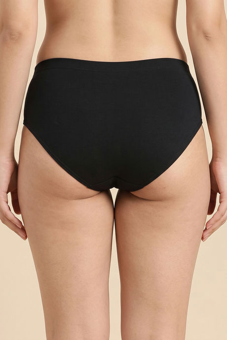 Zivame Full Coverage Medium Rise Hipster Panty (Pack of 3) - Multicolor — image 7